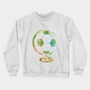 Soccer Ball Globe Crewneck Sweatshirt